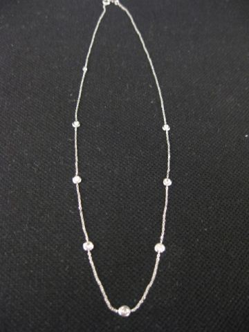 Diamond Necklace 7 bezel set