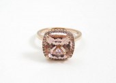 DIAMOND, PINK MORGANITE AND FO
