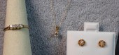 DIAMOND RING, PENDANT NECKLACE