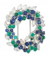 DIAMOND, SAPPHIRE, EMERALD AND
