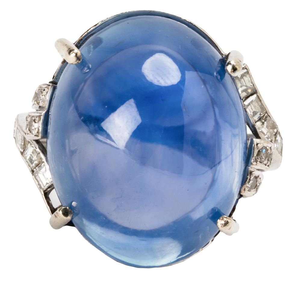 DIAMOND & SAPPHIRE RINGCentering