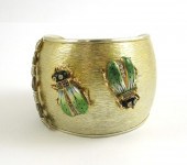 DIAMOND, SEED PEARL AND ENAMEL
