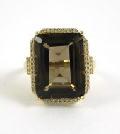 DIAMOND, SMOKY TOPAZ AND FOURT