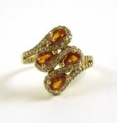 DIAMOND, SPESSARTITE GARNET AN