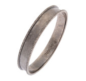 DIAMOND, STERLING SILVER BANGL