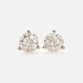 DIAMOND STUD EARRINGS 1.05 CTW