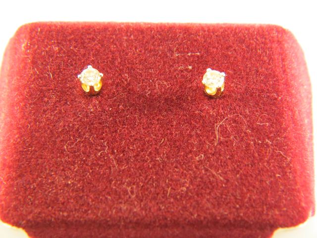 Diamond Stud Earrings .30 carat