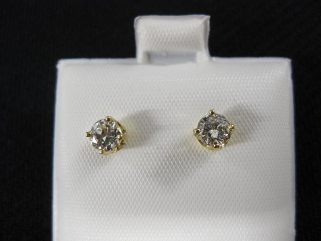 Diamond Stud Earrings .65 carat