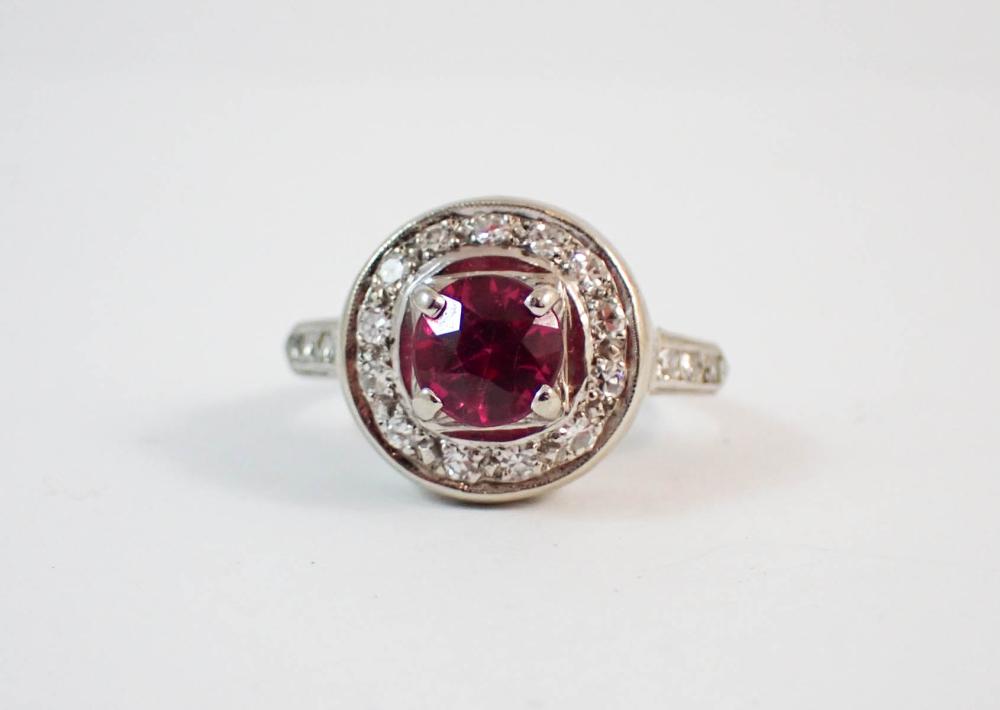 DIAMOND, SYNTHETIC RUBY AND