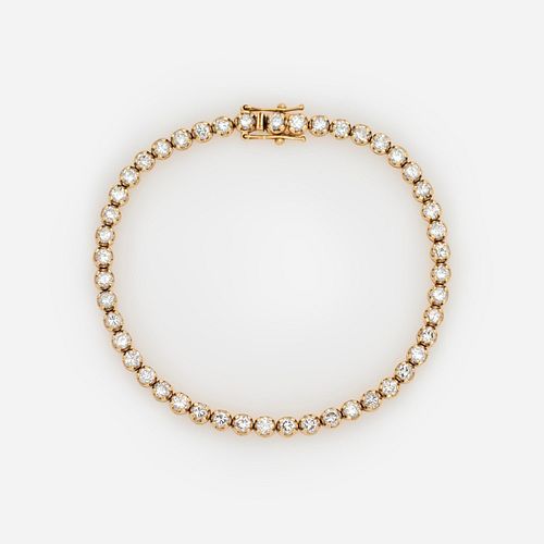 DIAMOND TENNIS BRACELET WITH 4.23