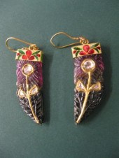 Diamond & Tourmaline Earrings