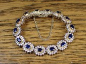 DIAMONDS AND BLUE SAPPHIRES BR