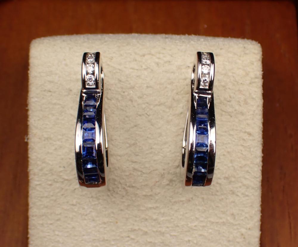 DIAMONDS, BLUE SAPPHIRES AND GOLD