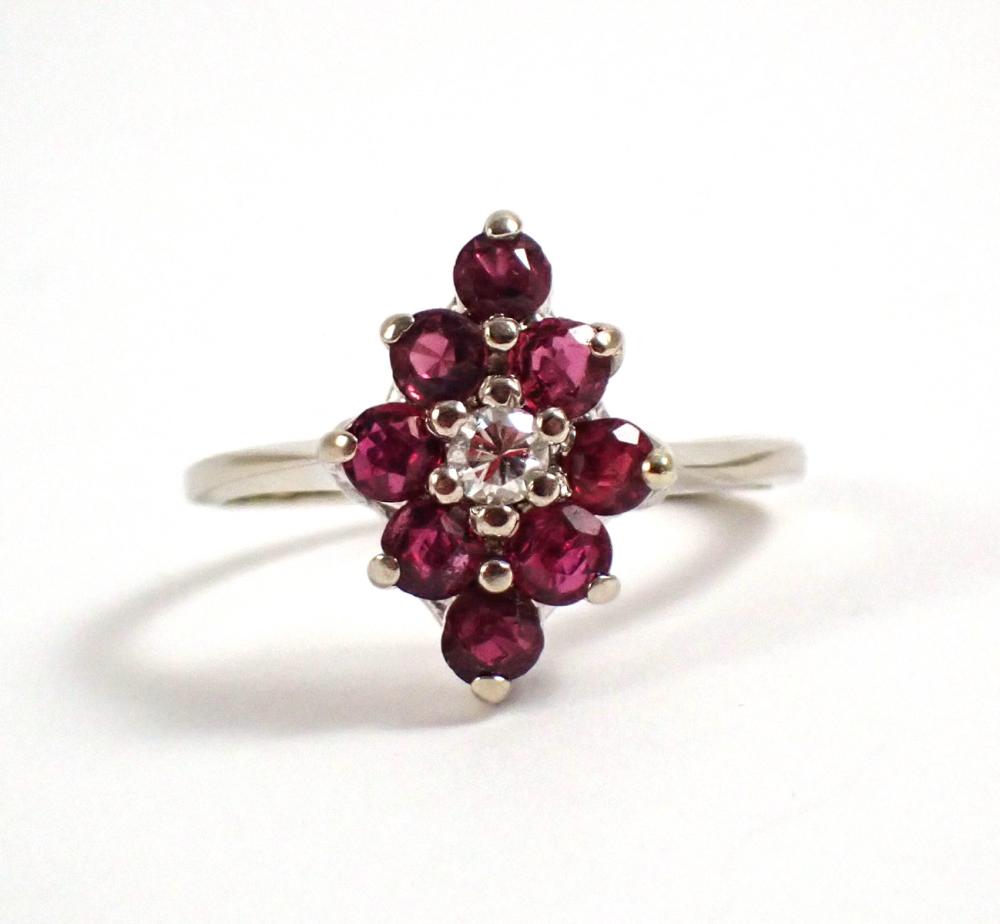 DIAMONDS, RUBIES AND FOURTEEN KARAT