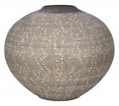 DIANA GOUDY SCRAFFITO POT Sign