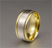 DIANA PLATINUM AND 18K GOLD WE