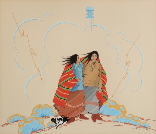 DIANE O'LEARY (1935-2013) GOUACHE