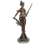 "DIANE" P. ROCHE BRONZE SCULPT