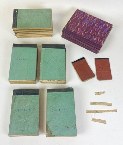 DIARY NOTEBOOKS AND FIELD NOTES FEB