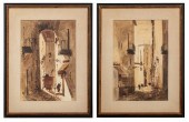 DIAZ, TWO SPANISH STREET SCENE