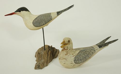 DICK DRESCHER CARVED GULL AND