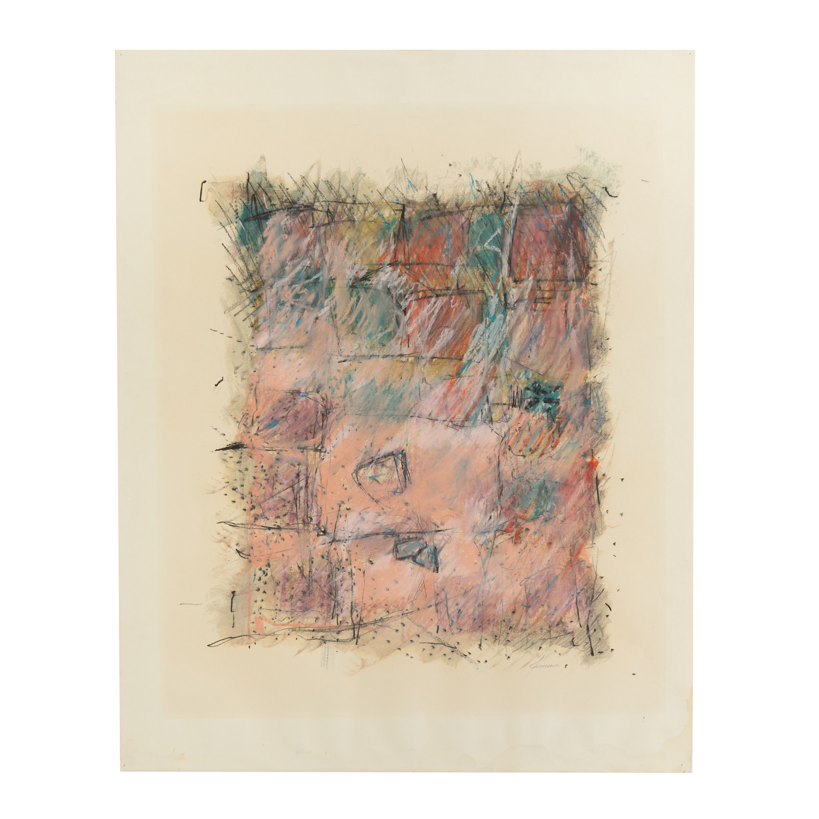 DICK JEMISON. UNTITLED ABSTRACT,