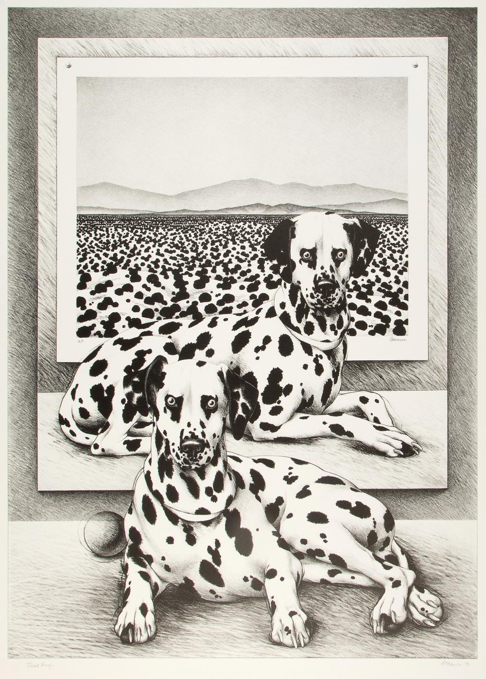 DICK MASON, TWO RED COLLARS