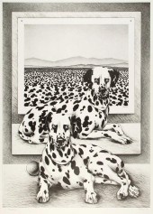 DICK MASON, TWO RED COLLARS (B