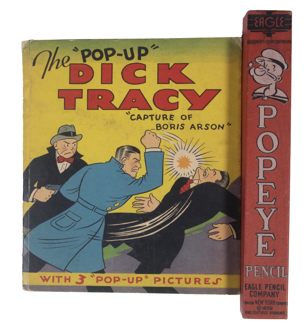DICK TRACY POP-UP BOOK & POPEYE