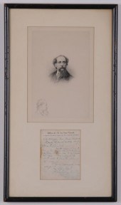 DICKENS CHARLES - AUTOGRAPH NO