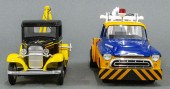 DIE CAST TOY TOW TRUCKS, 2 PCS