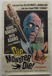DIE MONSTER DIE ONE SHEET MOVI