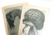 DIEGO RIVERA 2 LITHOGRAPHS ACU