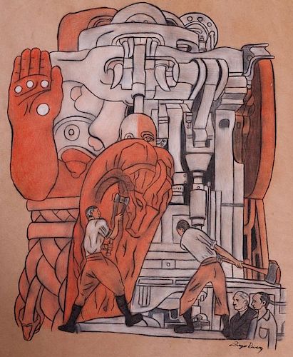 DIEGO RIVERA "ESTUDIO" PAN AMERICAN