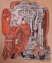 DIEGO RIVERA "ESTUDIO" PAN AME