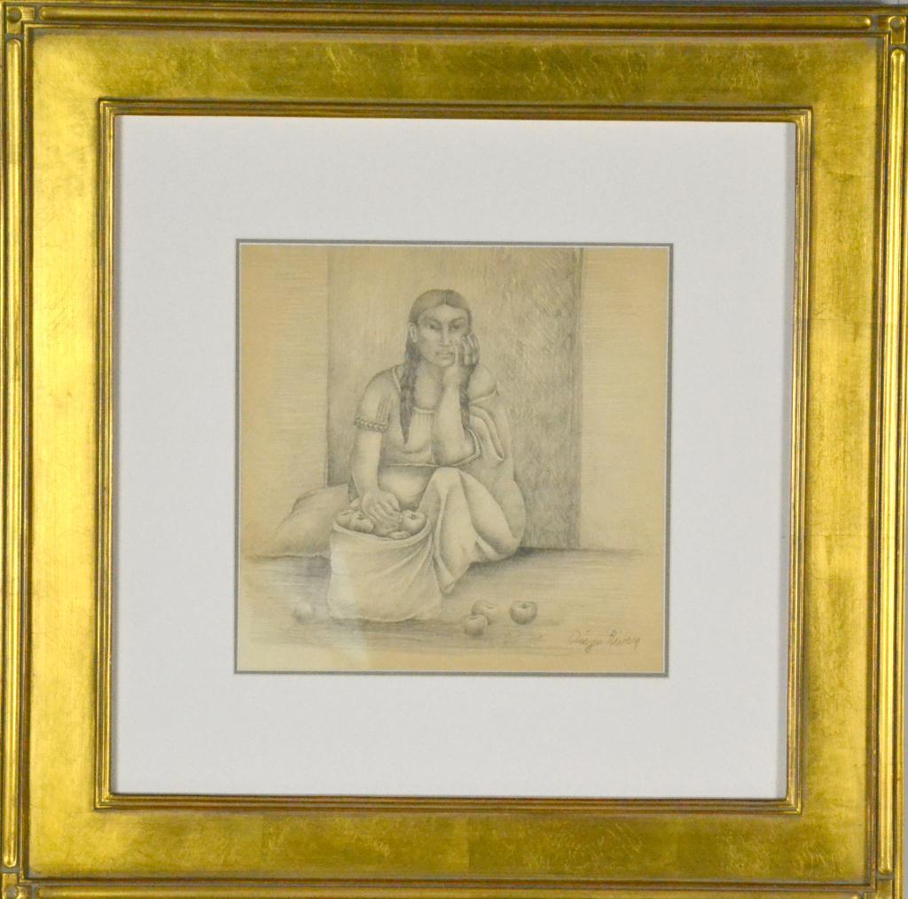 Diego Rivera Pencil DrawingPencil