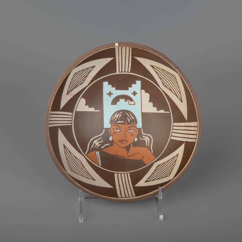 DIEGO ROMERO, 'PUEBLO MAIDEN' BOWL,
