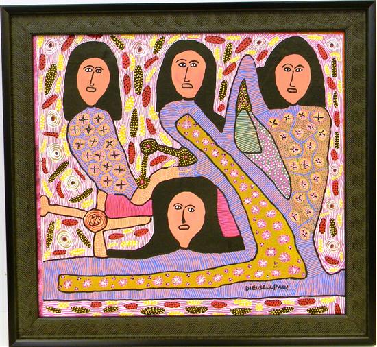 Dieuseul Paul  acrylic on canvas 