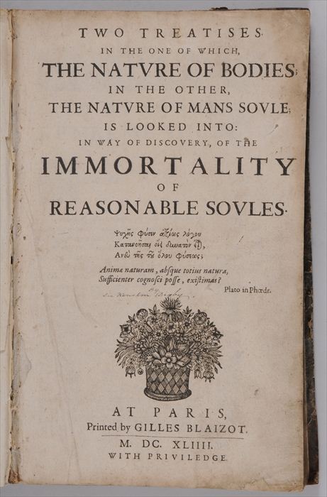 DIGBY SIR KENELM. "TWO TREATISES.
