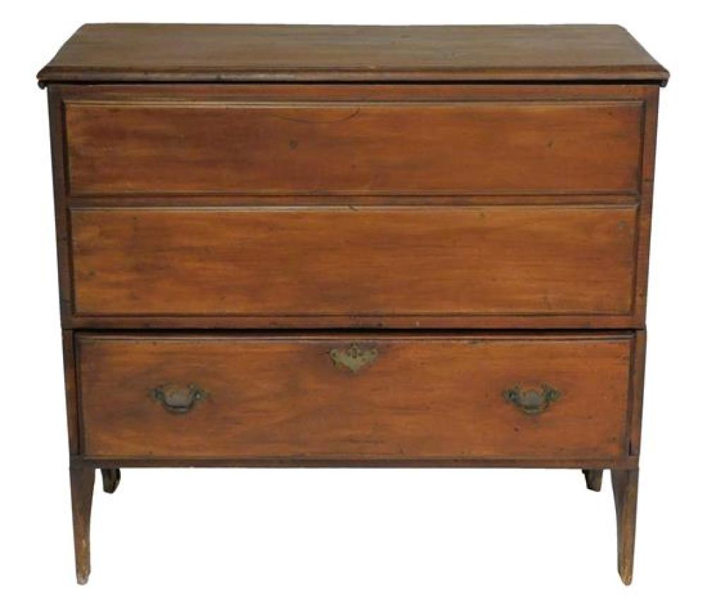 DIMINUTIVE BLANKET CHEST, 18TH C.