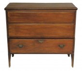 DIMINUTIVE BLANKET CHEST, 18TH