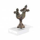 DIMINUTIVE BRONZE BIRD FORM FI