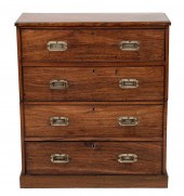 DIMINUTIVE CAMPAIGN CHEST 19TH