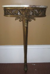 Diminutive Carved Giltwood Mon