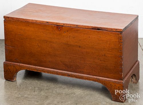 DIMINUTIVE CHERRY BLANKET CHEST,