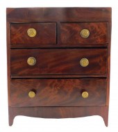 DIMINUTIVE CHEST OF DRAWERS, 1