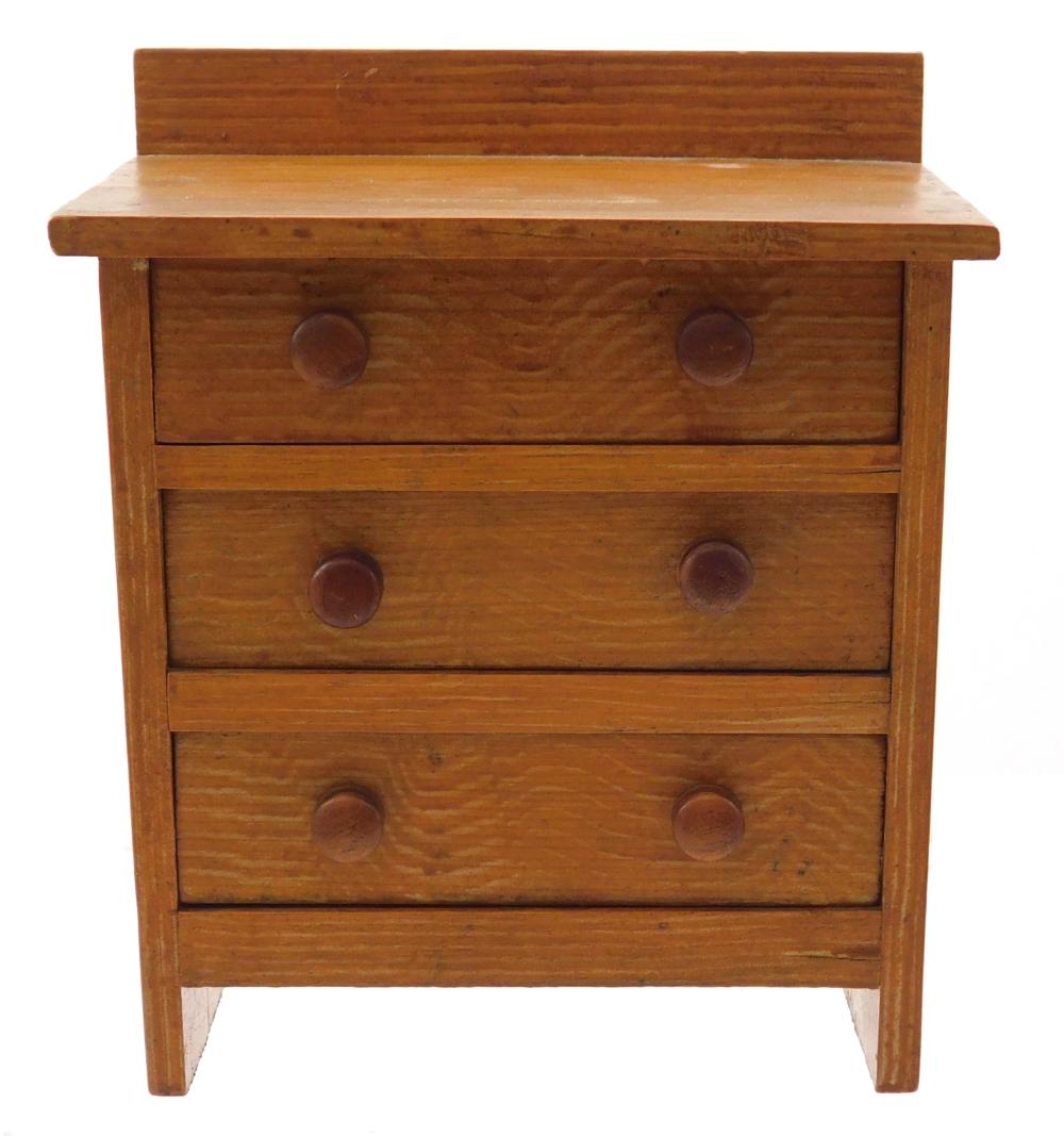 DIMINUTIVE CHEST OF DRAWERS,