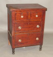 DIMINUTIVE CHEST OF DRAWERSca.