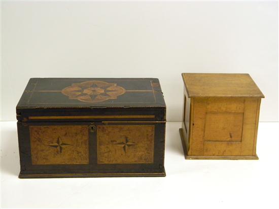 Diminutive chest with panneled