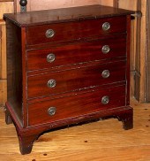 DIMINUTIVE CHESTA mid 19th cen